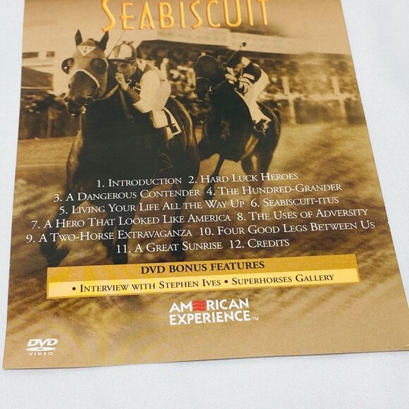 Seabiscuit PBS DVD Video American Experience Documentary - Picture 4 of 7